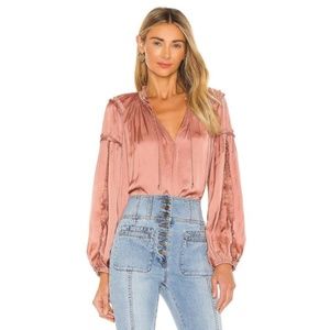 Ulla Johnson Maeve Blouse Copper Size 4